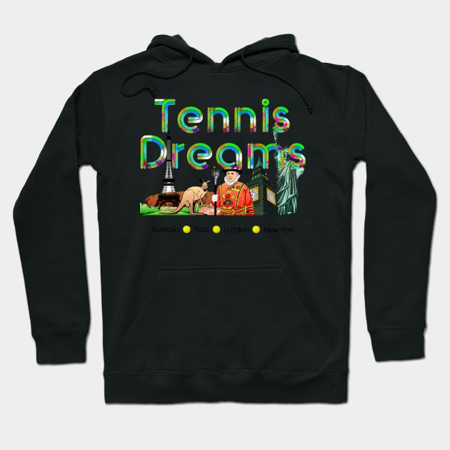 Tennis Dreams Hoodie by teepossible